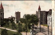 Scranton PA-Pennsylvania, Courthouse Square, c1907 Vintage Souvenir Postcard picture