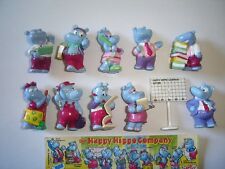 KINDER SURPRISE SET - HAPPY HIPPOS OFFICE COMPANY 1994 - FIGURES COLLECTIBLES picture