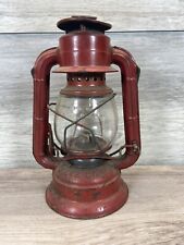 Vintage Dietz Comet Red Compact Oil Lantern Clear Globe 9