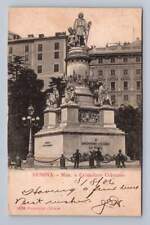 Christopher Columbus State in Genova Italy PC Cover to Manila Philippines 1904 picture