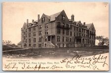 Postcard Wright Hall, Alma College, Alma Michigan Posted 1906 picture