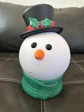 Hallmark Singing Snowman Head With Lights &  Motion Sensor Animated picture