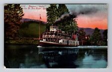 St Joe River ID-Idaho, Steamer Idaho, Antique, Vintage c1914 Souvenir Postcard picture