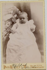Cabinet Photo-Washington D.C. Baby-Long Gown-