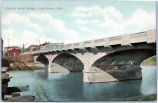 postcard Factory Street Bridge, Canal Dover, Ohio picture