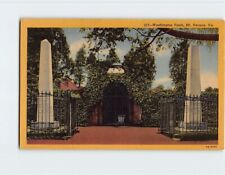 Postcard Washington Tomb Mt. Vernon Virginia USA picture