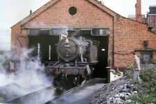 GWR 2-6-2T LOCOMOTIVE STRATFORD ON AVON SHED MAGNIFICENT MOUNTED RAILWAY PRINT picture