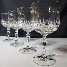 4 Vtg Schott Zwiesel DESIREE Crystal Wine Glasses Water Goblets 7