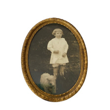 Antique Framed Picture/Photo of a Boy 1890-1900s picture