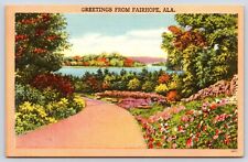 Alabama Fairhope Vintage Postcard picture