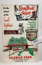 1960’s LIGONIER PA IDLEWILD PARK STORY BOOK FOREST TIMBERLINK  GOLF NEW POSTCARD picture
