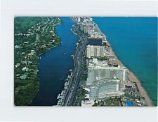 Postcard Aerial View Miami Beach Florida USA picture