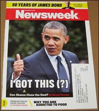 11/5/2012 Newsweek Magazine President Barack Obama 50 Years of James Bond picture