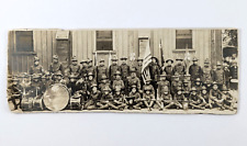 Antique Photo Boy Scouts Of America Troop Portrait Mounted On Board picture