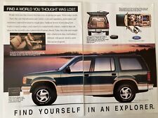 1993 Ford Explorer Two Page Print Ad picture