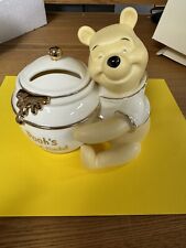 LENOX DISNEY SHOWCASE COLLECTION Pooh’s Pot Of Gold Bank With Box & Coa picture