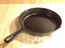 Vintage 3 Notch Lodge D2 #8 Cast Iron Skillet Smooth Flat Restored picture