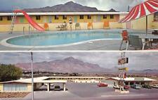 VAGABOND MOTEL & RESTAURANT Socorro, NM Roadside c1960s Vintage Postcard picture
