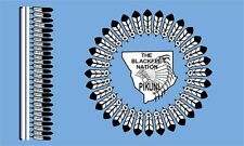 Flag of the Blackfeet Nation Self-adhesive Vinyl Decal picture