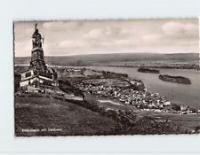 Postcard Rüdesheim mit Denkmal, Rüdesheim, Germany picture