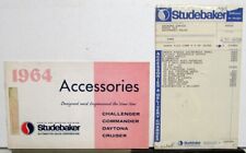 1964 Studebaker Accessories Challenger Commander Daytona Catalog Window Sticker picture