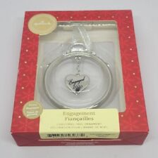 Hallmark Ornament 2020 Premium Engagement Giant Silver Ring New EPIC NEW Covid picture