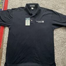 Continental Airlines Large Navy Polo Shirt Brand New picture