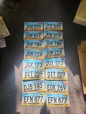 Lot Of (16)  Vintage North Dakota M License Plate “Discover The Spirit”  picture
