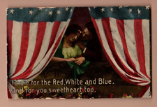 Patriotic Postcard Series 279  Military, lovers, sweethearts picture