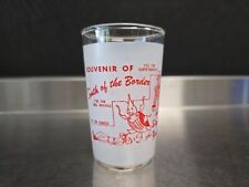 Vintage South Of The Border Frosted Souvenir 3oz  Shot Glass picture