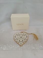 Lenox Handcrafted White Ceramic Heart 3.5