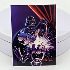 1996 Topps Star Wars Shadows of the Empire Trading Card #12 Vader Stays Sharp picture