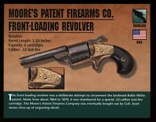 Moore's Patent Firearms Co. Front Loading Revolver Atlas Classic Firearms Card picture