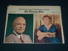 1953 JANUARY 20 WASHINGTON EVENING STAR NEWSPAPER - INAUGURAL SECTION - NP 3770 picture