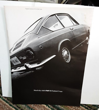 1968 1969 Fiat 850 Fastback Coupe Vintage Print Ad picture