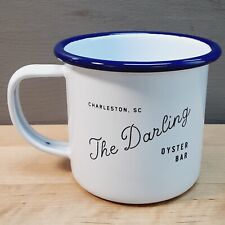 The Darling Oyster Bar Charleston SC —Crow Canyon 12oz Enamelware Cup— FREESHIP picture