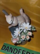 Lladro Daisa Squirrel Porcelain You Surprised Me Garden Snail Flower Pot 8026 picture