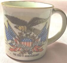 Vintage 200th Anniversary of the USA Eagle Coffee Cup Mug Chadwick Miller import picture