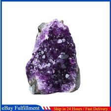 100-300g Natural Purple Amethyst Crystal Cave Cluster Quartz Druzy Geode Rock US picture