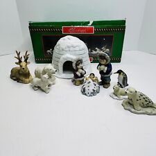 Vintage 1994 House Of Lloyd Arctic Nativity Christmas Around The World w/ Box picture