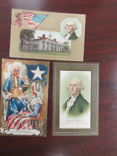 Vintage George Washington Patriotic Post Cards (3) - RB2839 picture