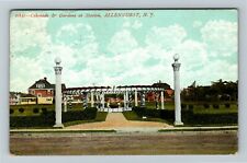 Allenhurst NJ-New Jersey Colonnade & Gardens At Station, c1912 Vintage Postcard picture