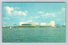 St Petersburg FL-Florida, Bayfront Center, Scenic View Vintage Postcard picture