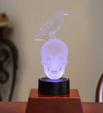 Raven on Skull 3D LED Light picture