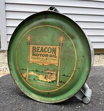 Antique 20s 5Gal Beacon Motor Oil BOSTON Rocker Can Colonial Filling Gas Station picture