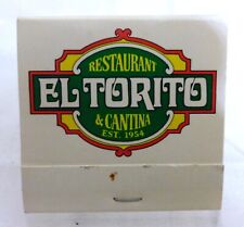 Vintage Matchbook - El Torito - Restaurant & Cantina Est `1954 picture