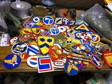 huge ww2 lot all original patches, pins and ribbons picture