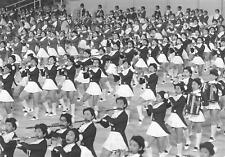 1971 Press Photo Soka Gakkai Cultural Festival Tokyo Mass Girls Flute Band March picture