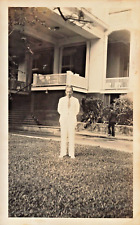 Panama City-Man in white suite in front of Tivoli Hotel~1935 Photo 26C picture