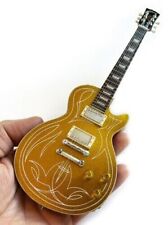 WB Billy F Gibbons Gibson Standard 1957 Gold Top Pin Stripe Mini Guitar Replica picture